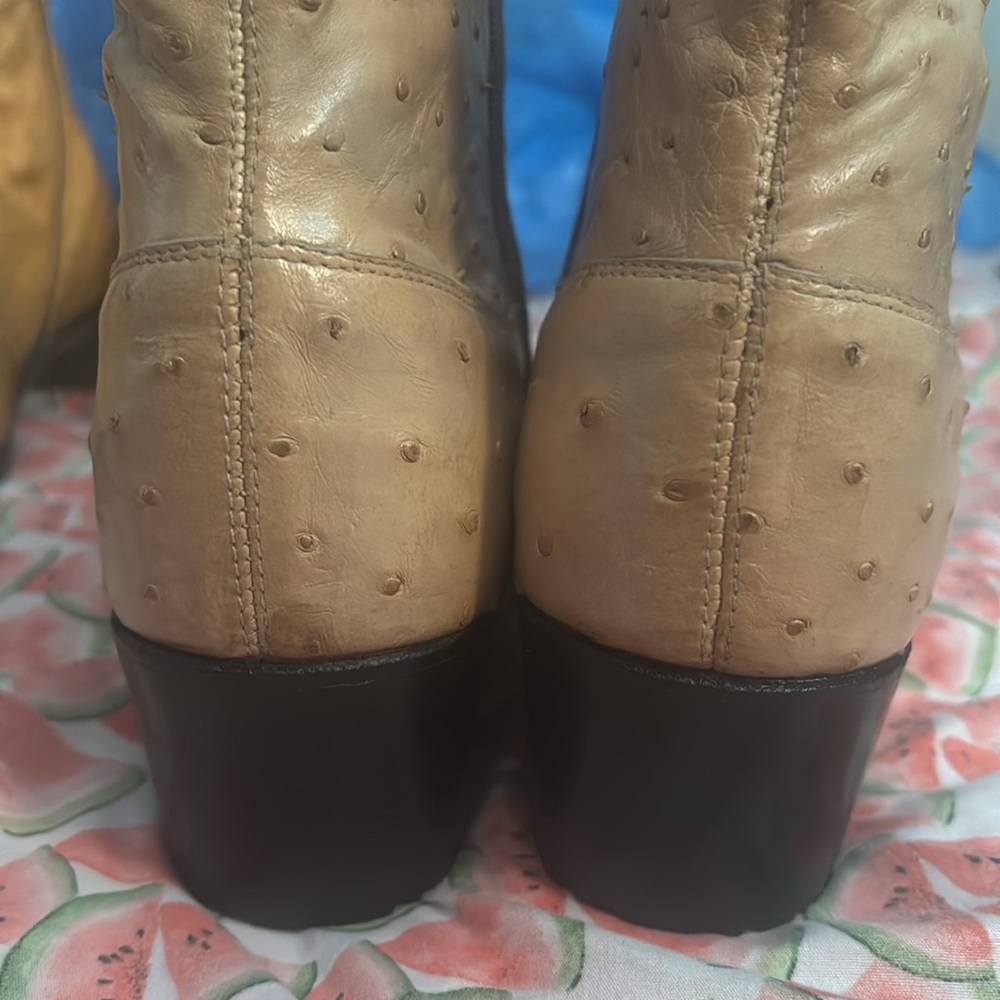 Genuine Ostrich booties - Picture 5 of 7